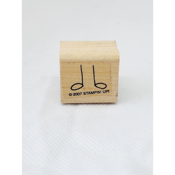 2007 Stampin’ Up Legs Wooden Rubber Stamp - Picture 2 of 9